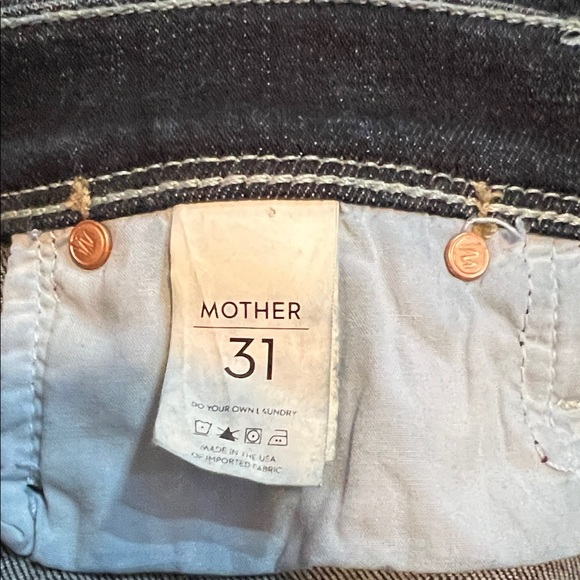 MOTHER The Curfew Bootcut Jeans in Deep Indigo - Picture 6 of 8